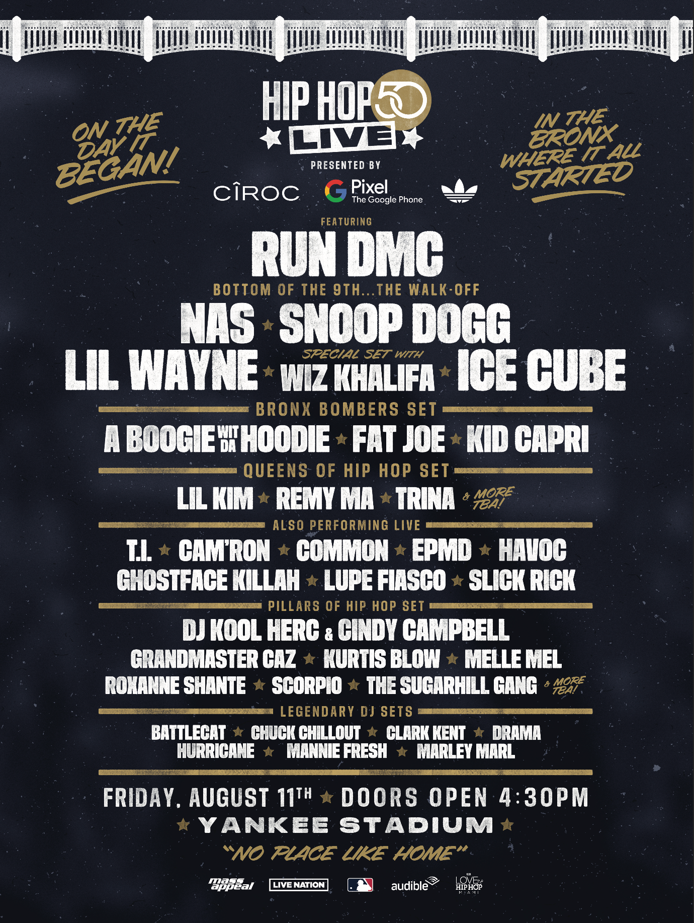 Hip Hop 50 Live at Yankee Stadium MLB