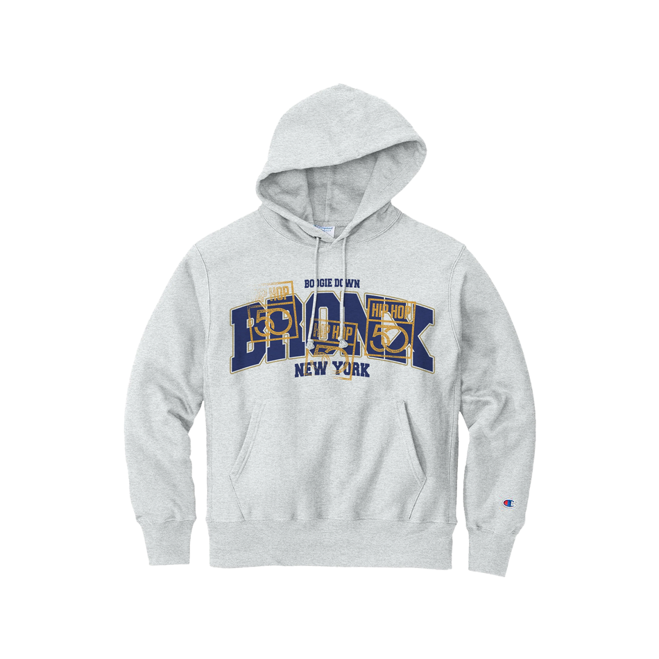 HH50: Bronx Line Up Heather Grey Hoodie