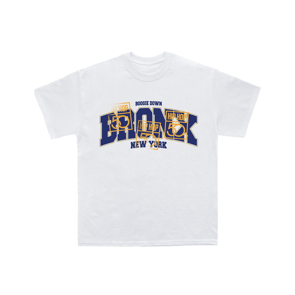 HH50: Bronx Line Up White T-Shirt