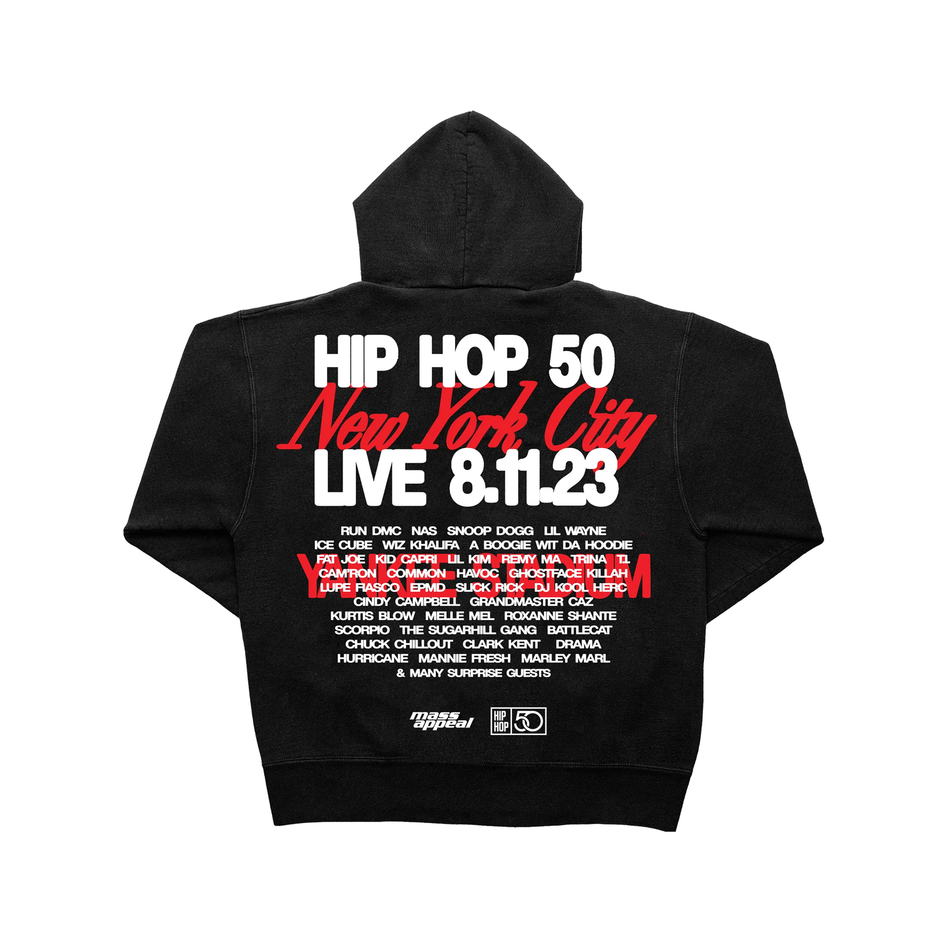 HH50: Live Line Up Black Hoodie