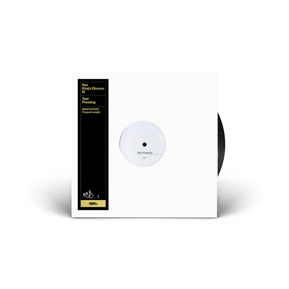 Nas "Kings Disease III" Signed Test Pressings, 2xLP Vinyl