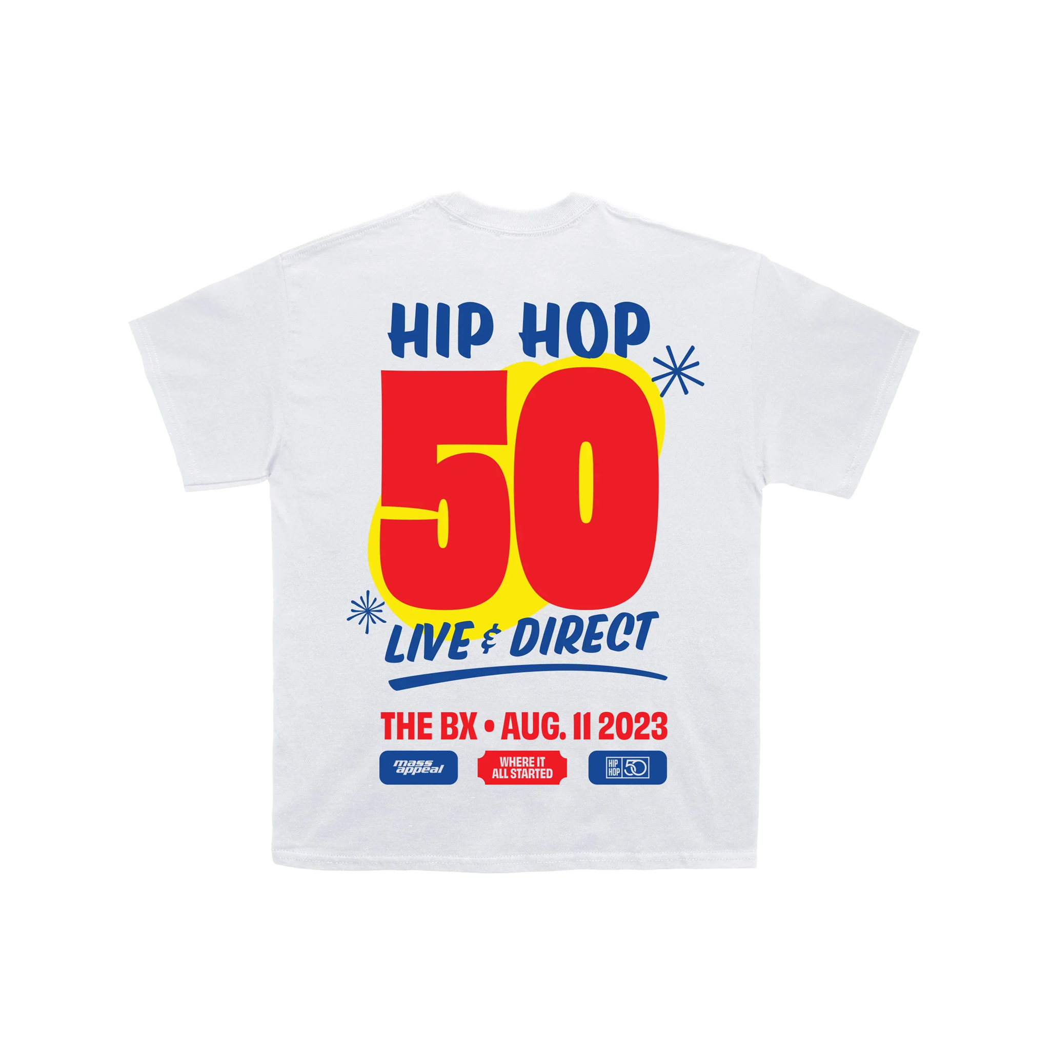 HH50: Live & Direct White T-Shirt