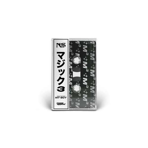 Nas “Magic 3” (B&W Split Color Shell Cassette Tape)