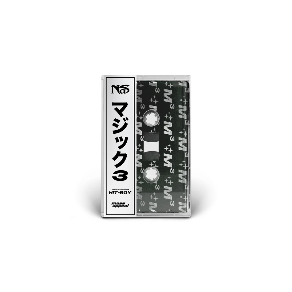 Nas “Magic 3” (B&W Split Color Shell Cassette Tape)