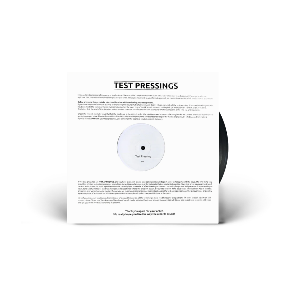 Nas "Kings Disease III" Signed Test Pressings, 2xLP Vinyl
