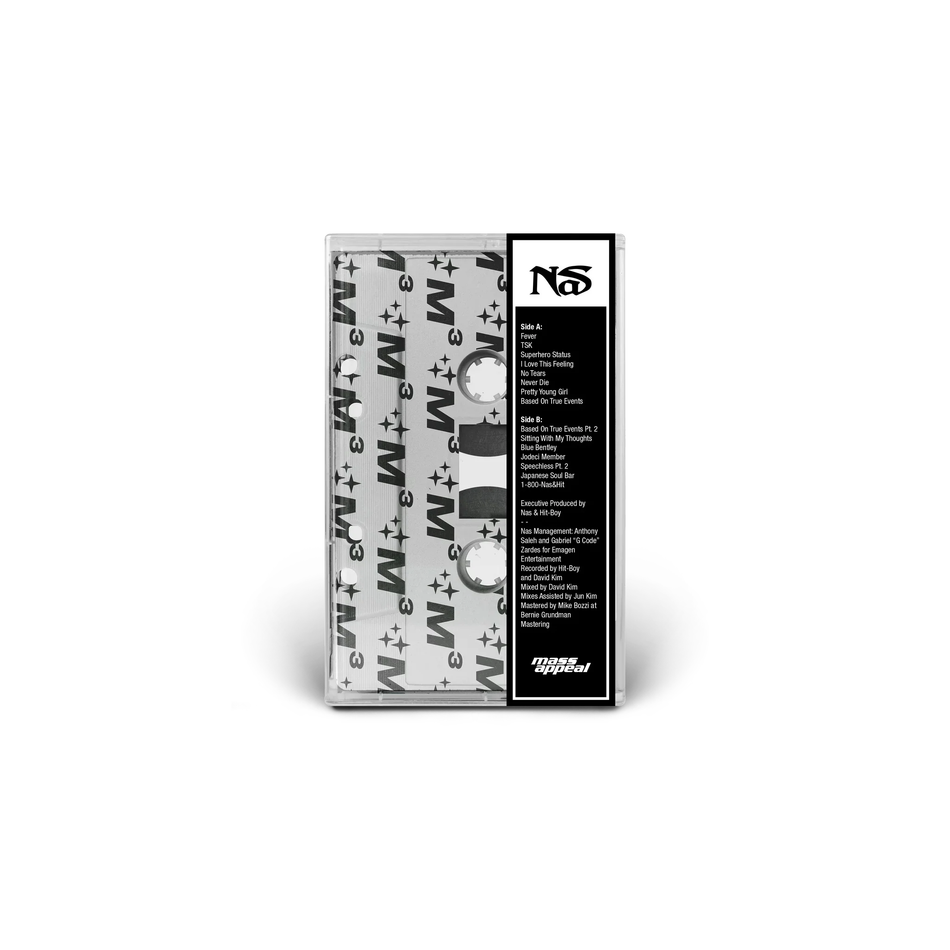 Nas “Magic 3” (B&W Split Color Shell Cassette Tape)