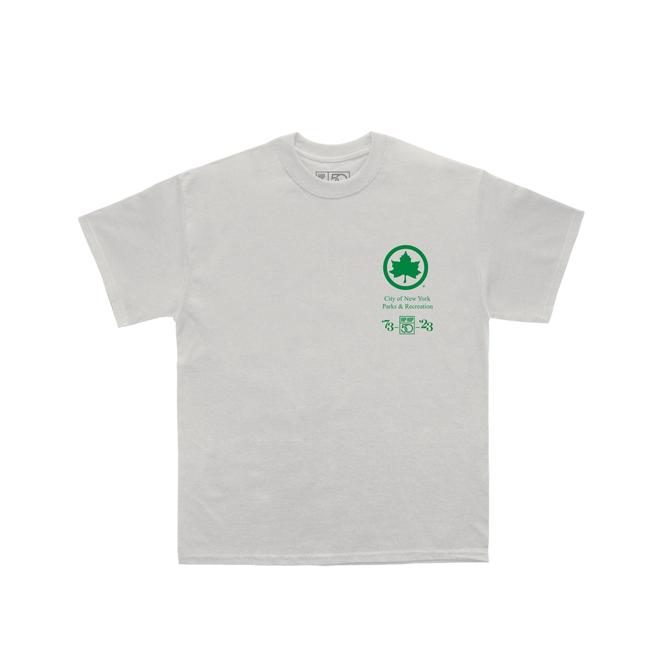 HH50: Hip Hop 50 x NYC Parks "Started Out in the Park" Park Jams (Cream T-Shirt)