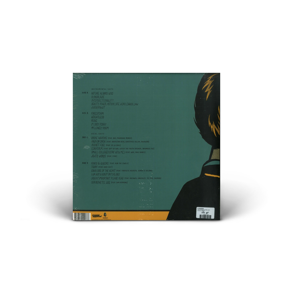 DJ Shadow "Our Pathetic Age" 2LP Vinyl (Green Jacket Version)