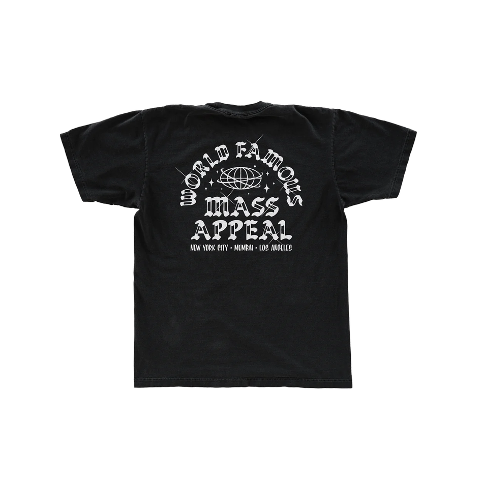 MA SS22 World Famous Tee Black