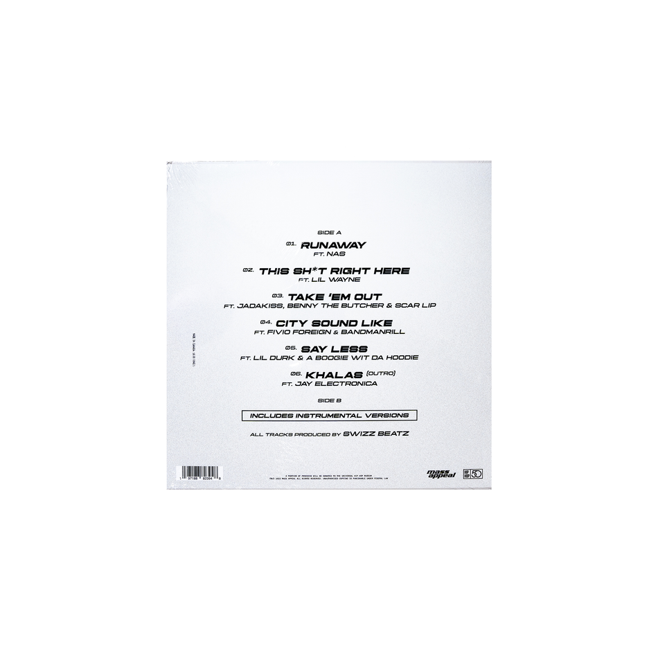 Swizz Beatz “Hip Hop 50 Vol 2" (White Vinyl LP)