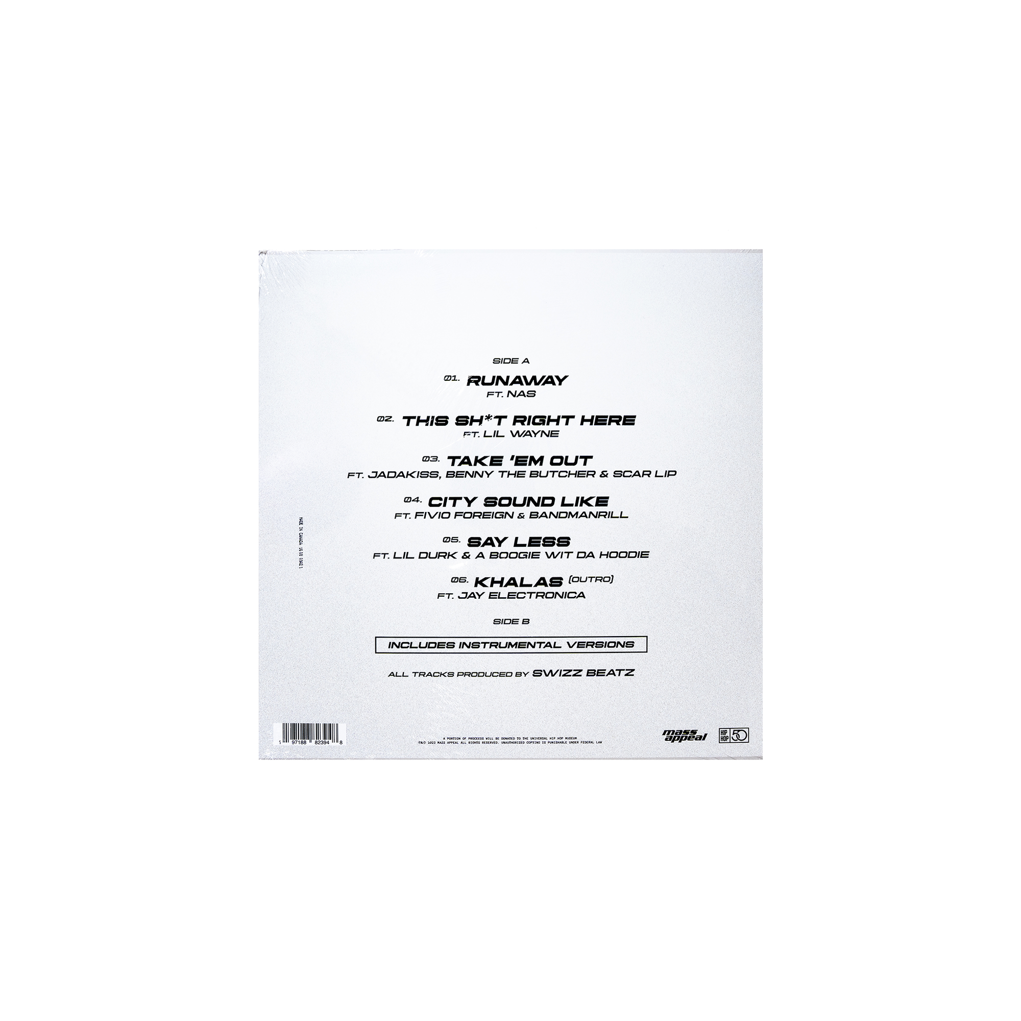 Swizz Beatz “Hip Hop 50 Vol 2 Swizz Beatz “Hip Hop 50 Vol 2