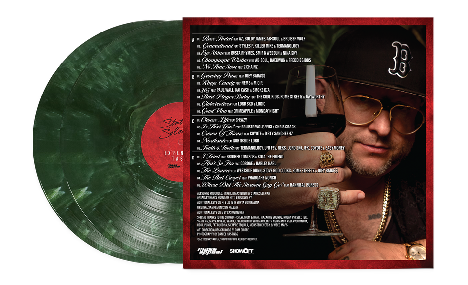 Statik Selektah - Expensive Taste - Emerald Luxe 2xLP (Signed Edition)