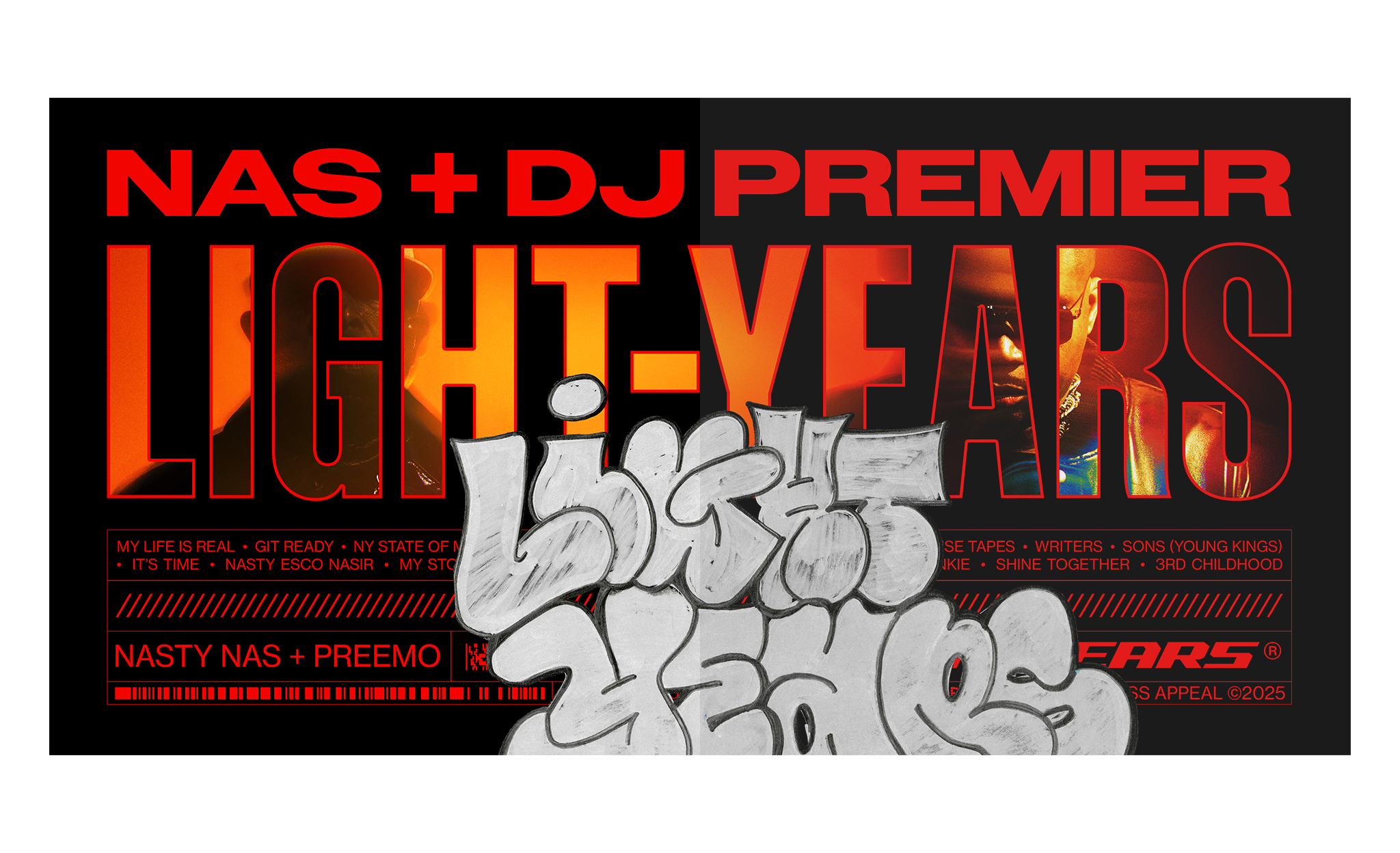 新品 Nas & DJ Premier / Light-Years 2LP Nas & DJ Premier - Light-Years - Day Ones Edition - 2LP - Nas