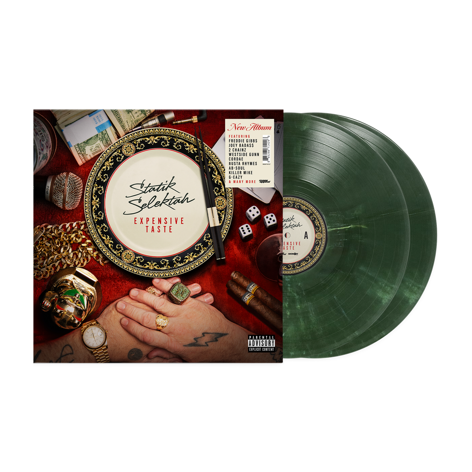 Statik Selektah - Expensive Taste - Emerald Luxe 2xLP (Signed Edition)