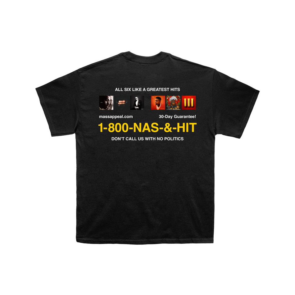 Nas Infomercial T-Shirt - Black