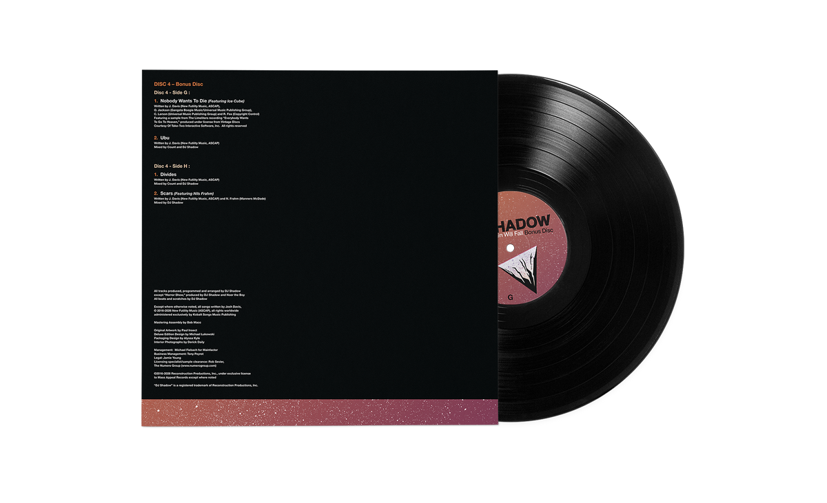 DJ Shadow - The Mountain Will Fall (10th Anniversary Deluxe DJ Shadow - The Mountain Will Fall (10th Anniversary Deluxe