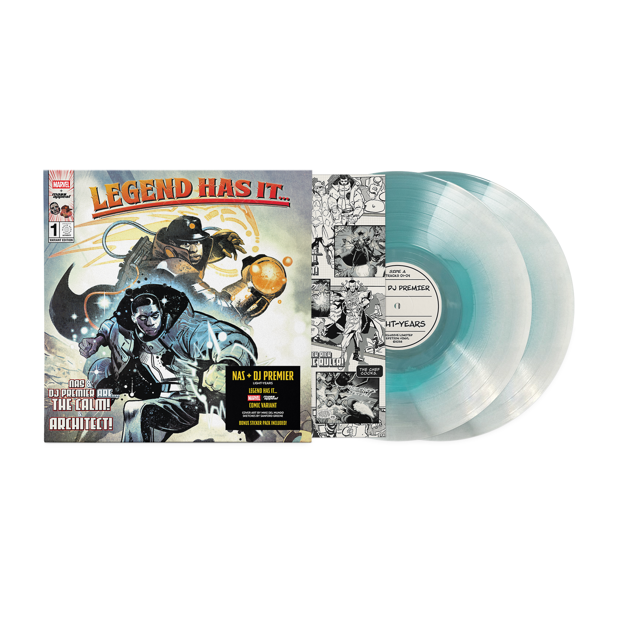 【稀】1974年 自主制作盤 INTRODUCTION 1 NAS-568 LP Nas + DJ Premier - Light-Years (Marvel Variant Edition) - 2xLP