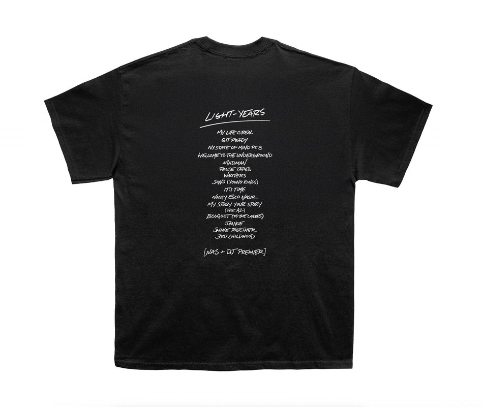 Nas & DJ Premier - Light Years T-Shirt