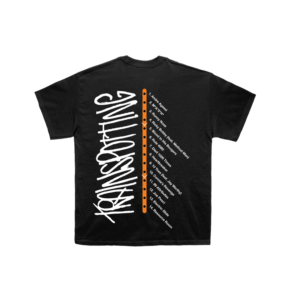 Rome Streetz & Conductor Williams "Trainspotting" Black Tee