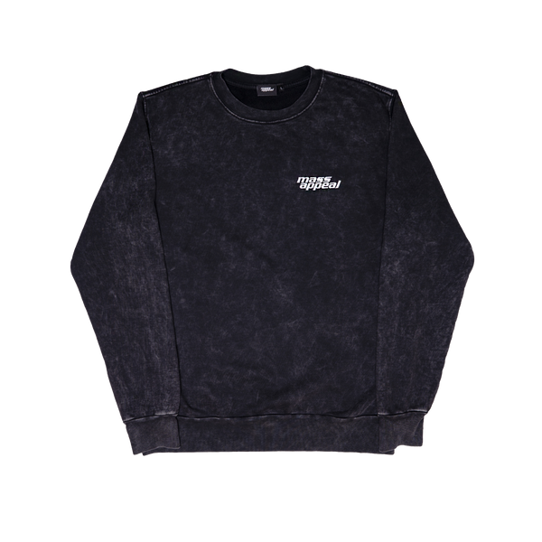 MA Mineral Washed Black Sweatshirt