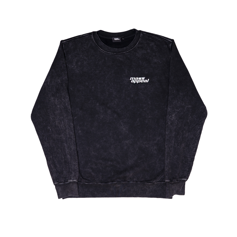 MA Mineral Washed Black Sweatshirt