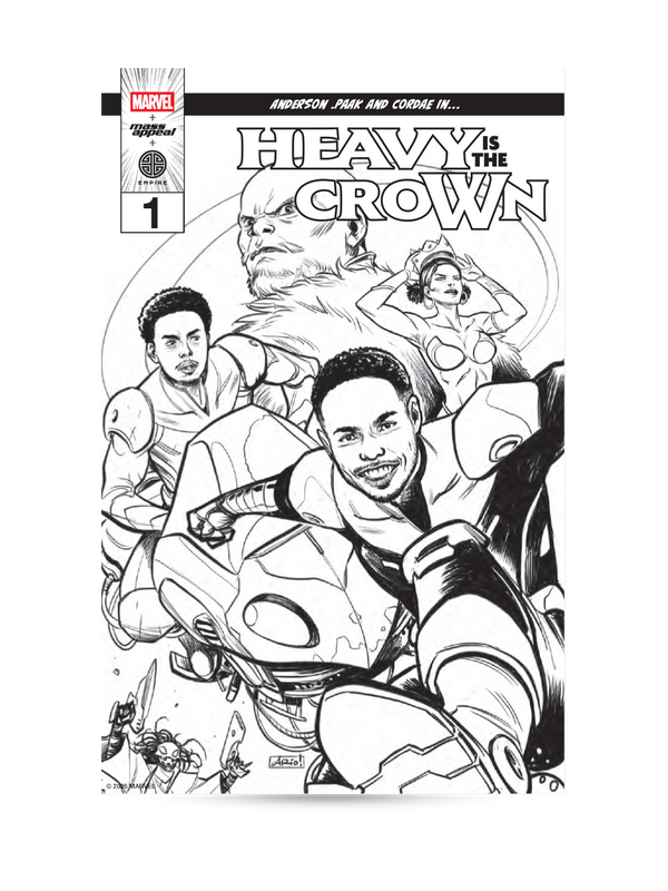 Anderson .Paak + Cordae - Heavy Is The Crown #1 (B&W Variant Cover)