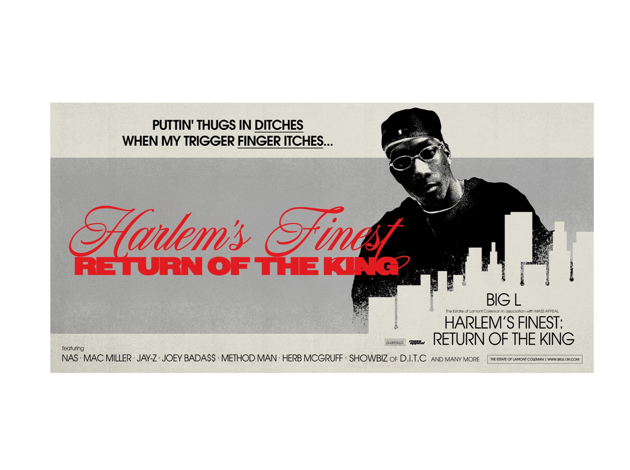 Big L - Harlem's Finest: Return Of The King - Vinyl LP – Mass Appeal