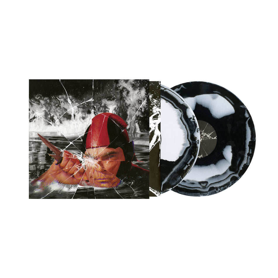 DJ Shadow “Action Adventure” SHATTERED VARIANT B&W Color Vinyl 2LP