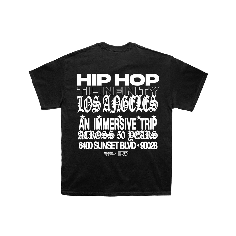 Hip Hop Til Infinity "Immersive Trip" T-Shirt - Black