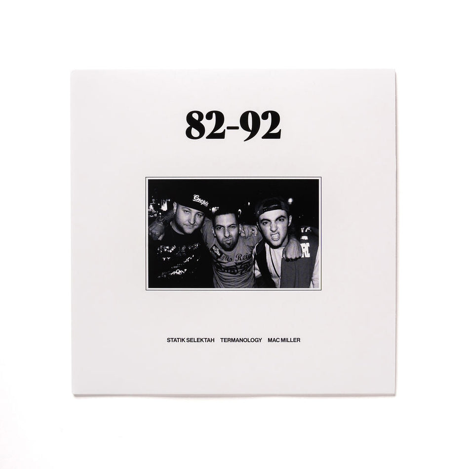 Statik Selektah & Termanology ft. Mac Miller "82 92" (CLEAR VERSION) 45 RPM 7" Vinyl Single