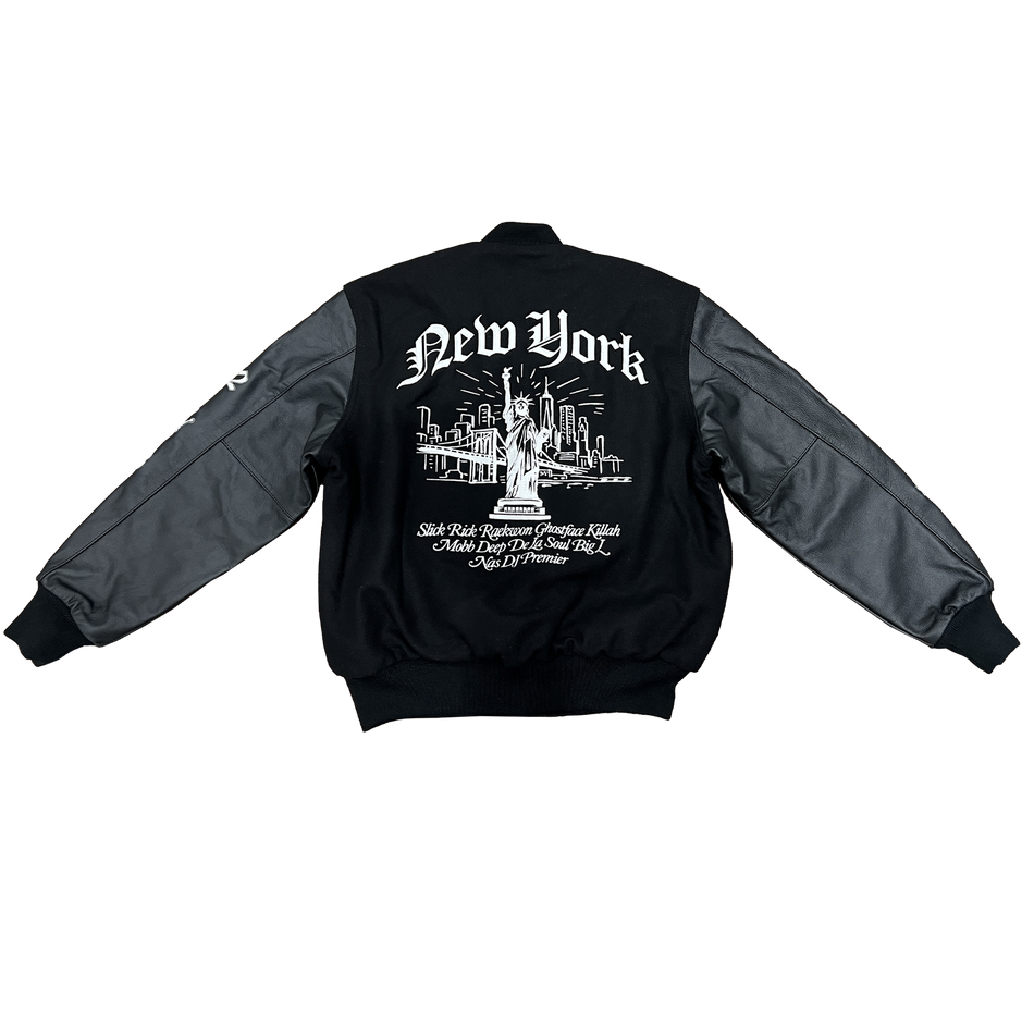 Legend Has It - Wool & Leather Varsity Jacket