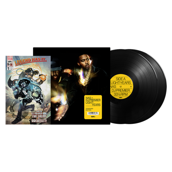 Nas & DJ Premier - Light-Years - 2xLP + Legend Has It #1 Variant Cover Comic