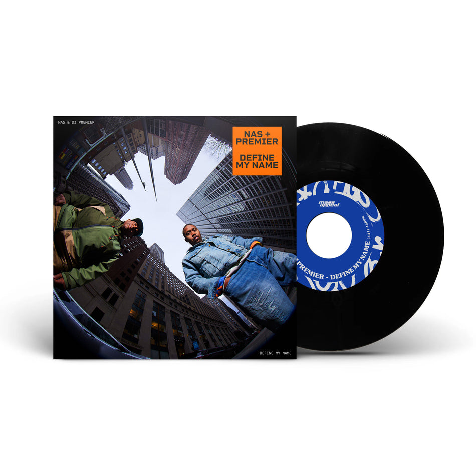 Nas & DJ Premier "Define My Name" 45 RPM 7" Vinyl Single