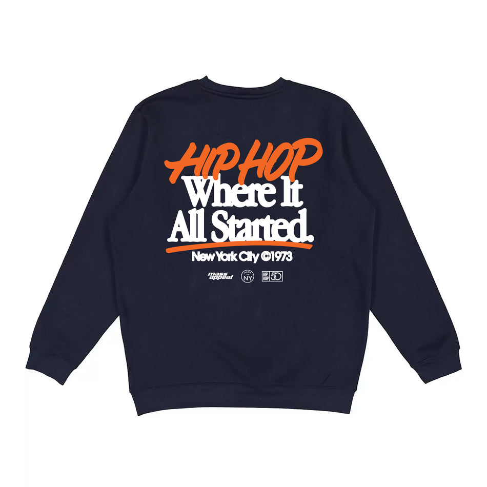 HH50 x NYC "Started" Sweatshirt - Navy