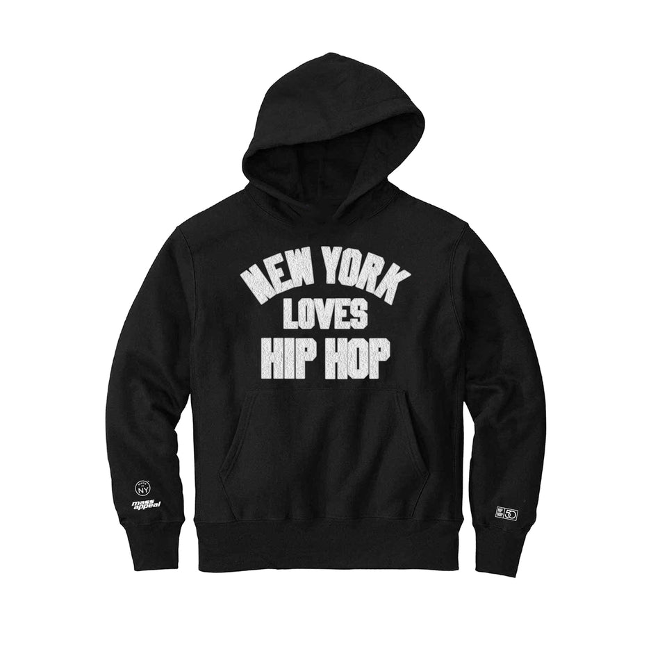 HH50 x NYC "NY Loves Hip-Hop" Hoodie - Black