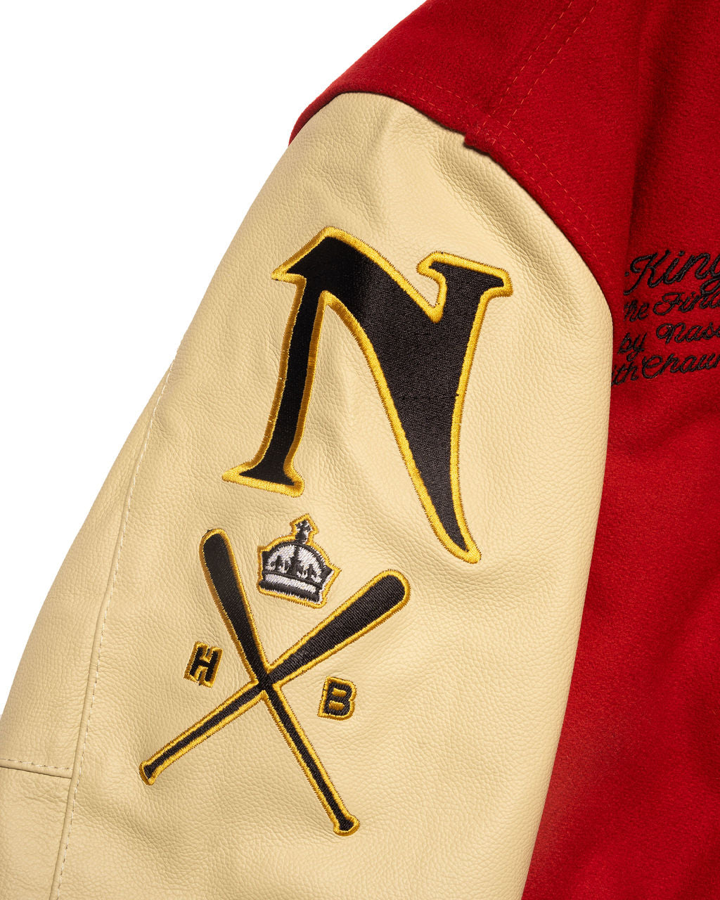 Exclusive: Nas KDIII Letterman Jacket (Genuine Leather Wool