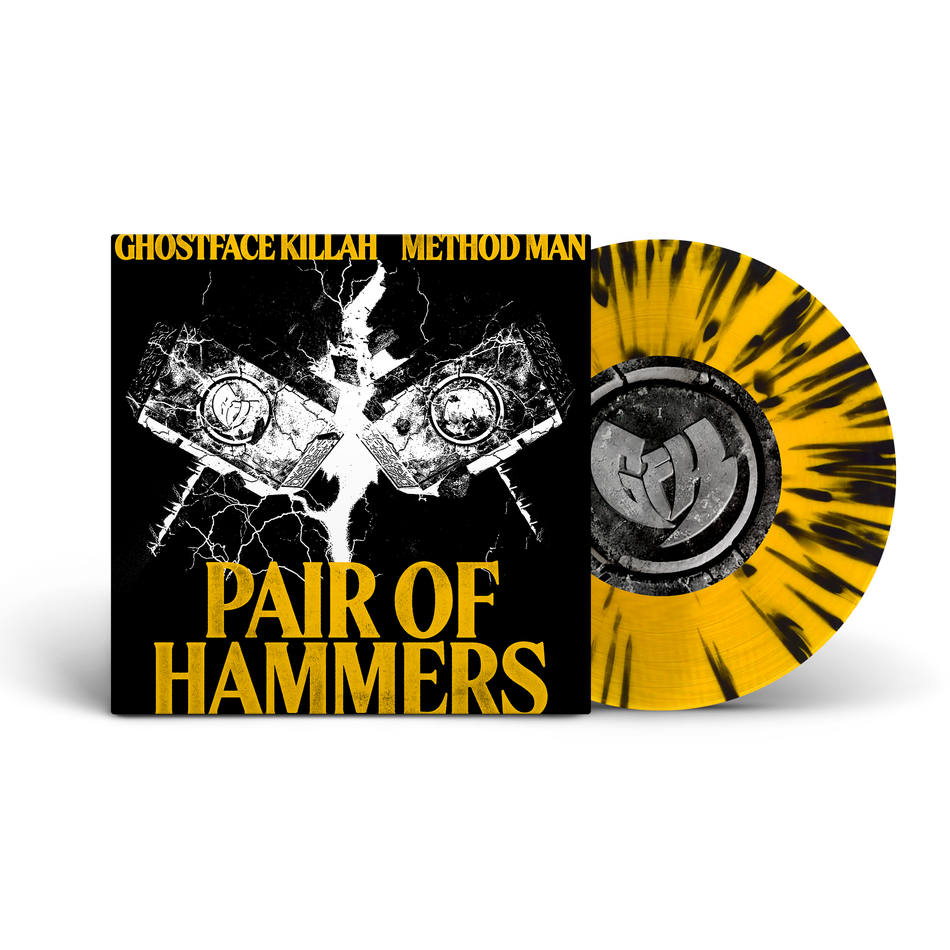 Ghostface Killah ft. Method Man "Pair of Hammers" - Killer Bee Splattered Vinyl 7" Single