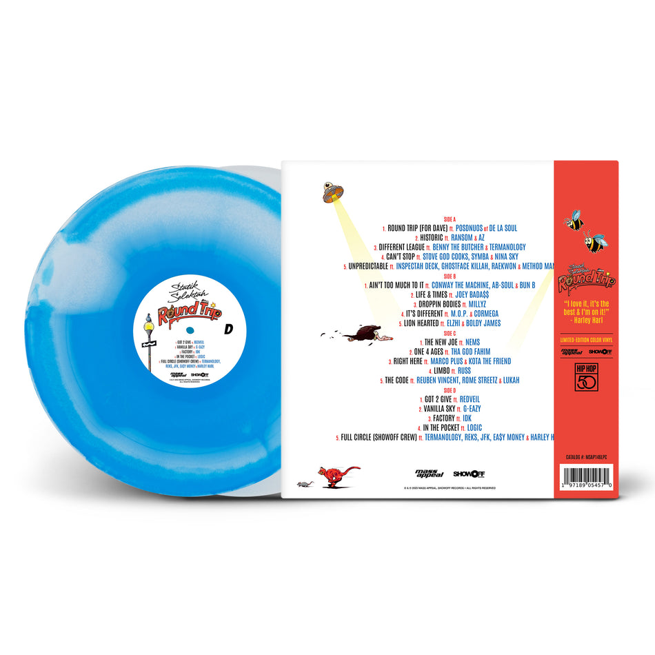 Statik Selektah "Round Trip" 2LP, Color Vinyl Version