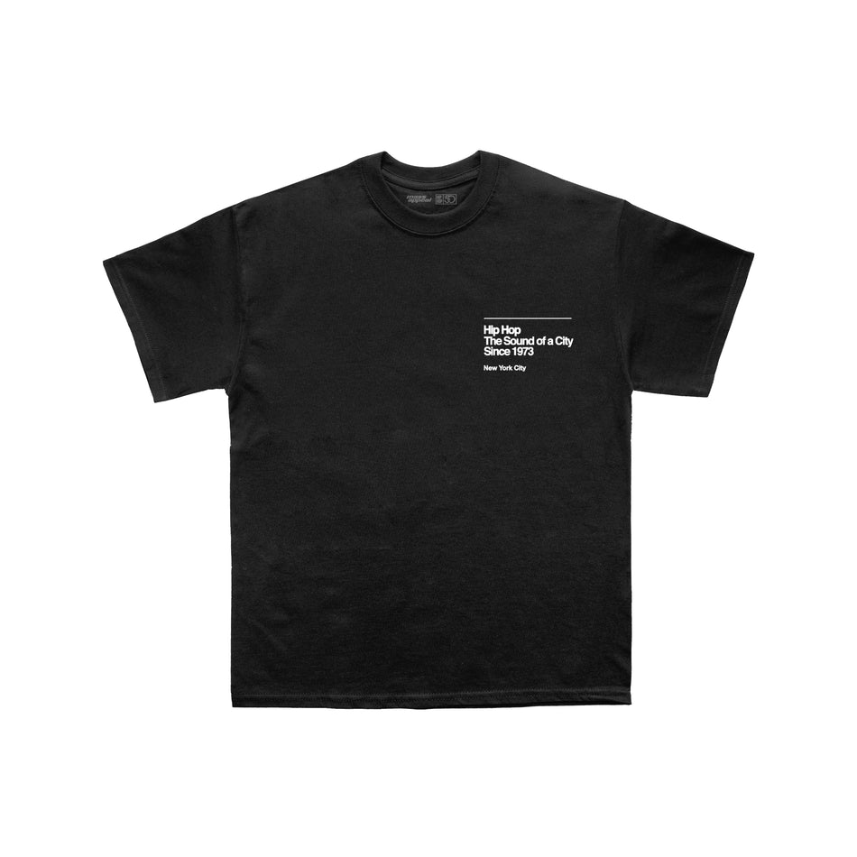 HH50 x NYC "Sound of a City" T-Shirt - Black
