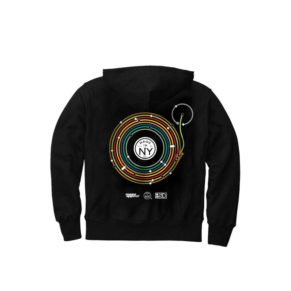 HH50 x NYC "Sound of a City" Hoodie  - Black
