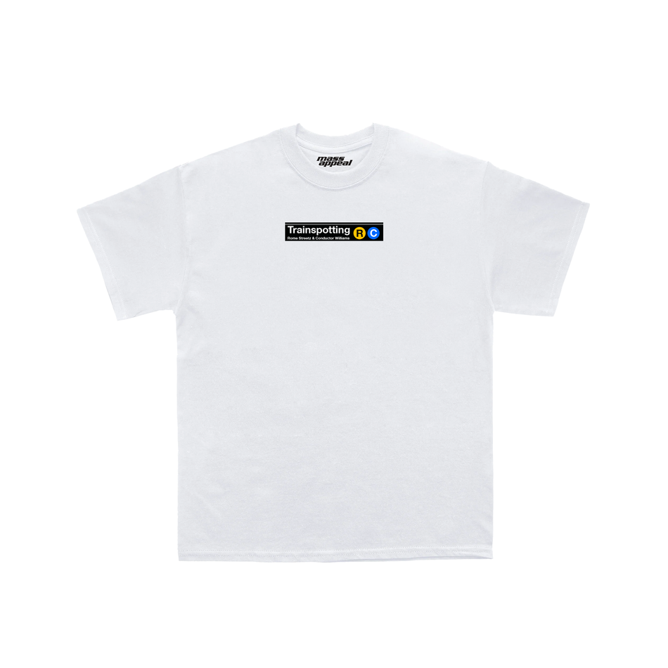 Rome Streetz & Conductor Williams "Trainspotting" White Tee