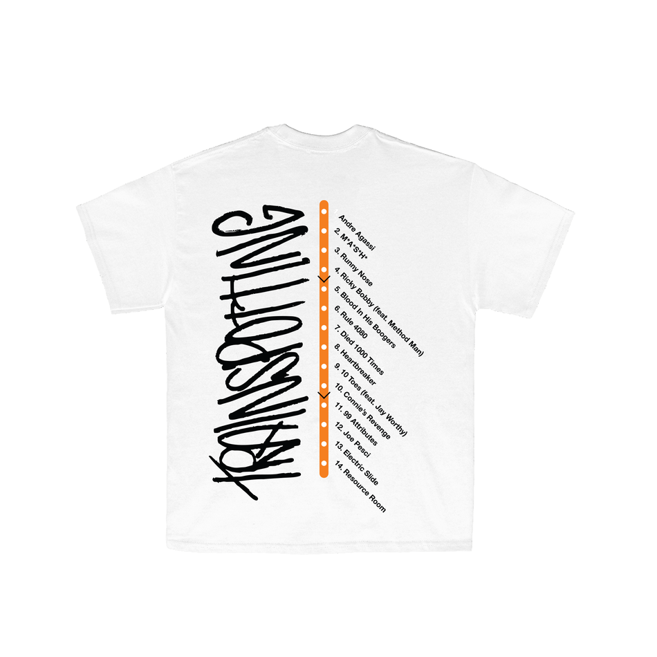 Rome Streetz & Conductor Williams "Trainspotting" White Tee