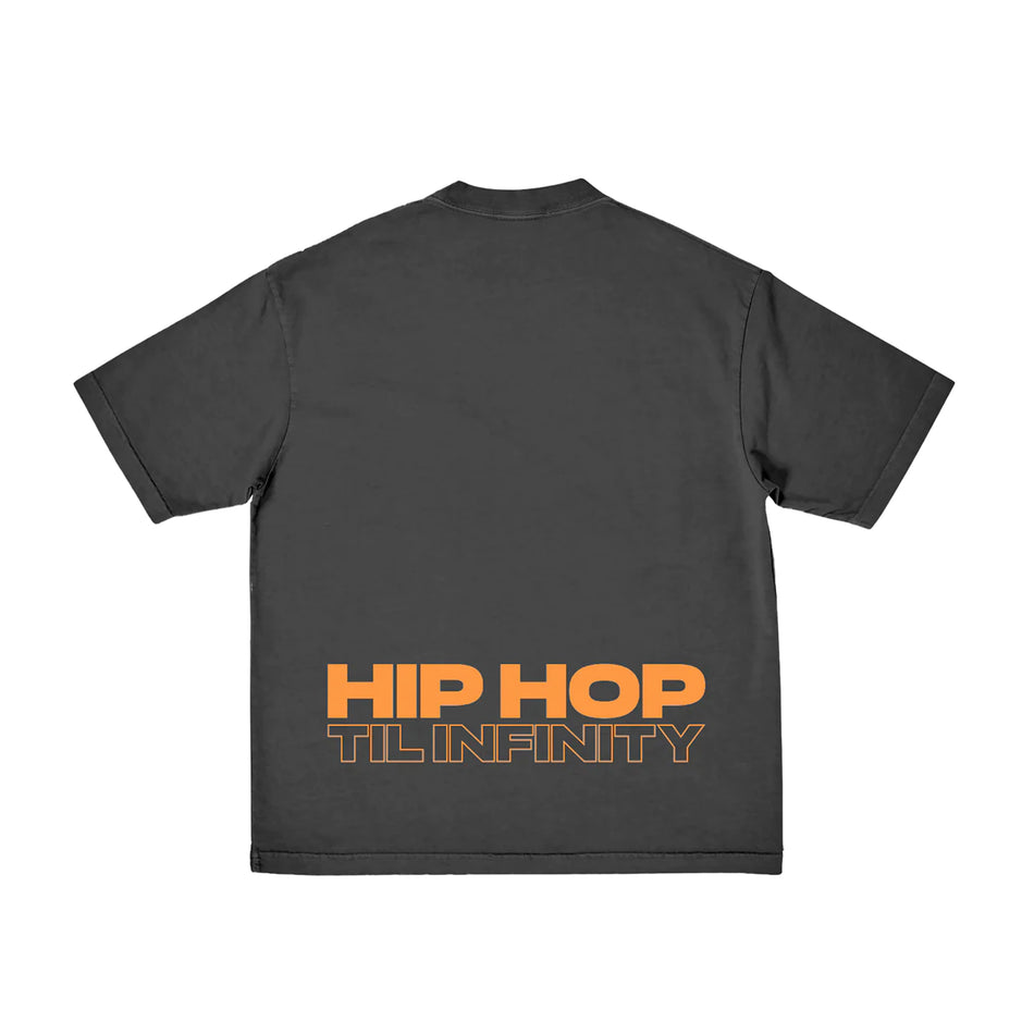 Tupac x Hip Hop Til Infinity T-Shirt - Vintage Black