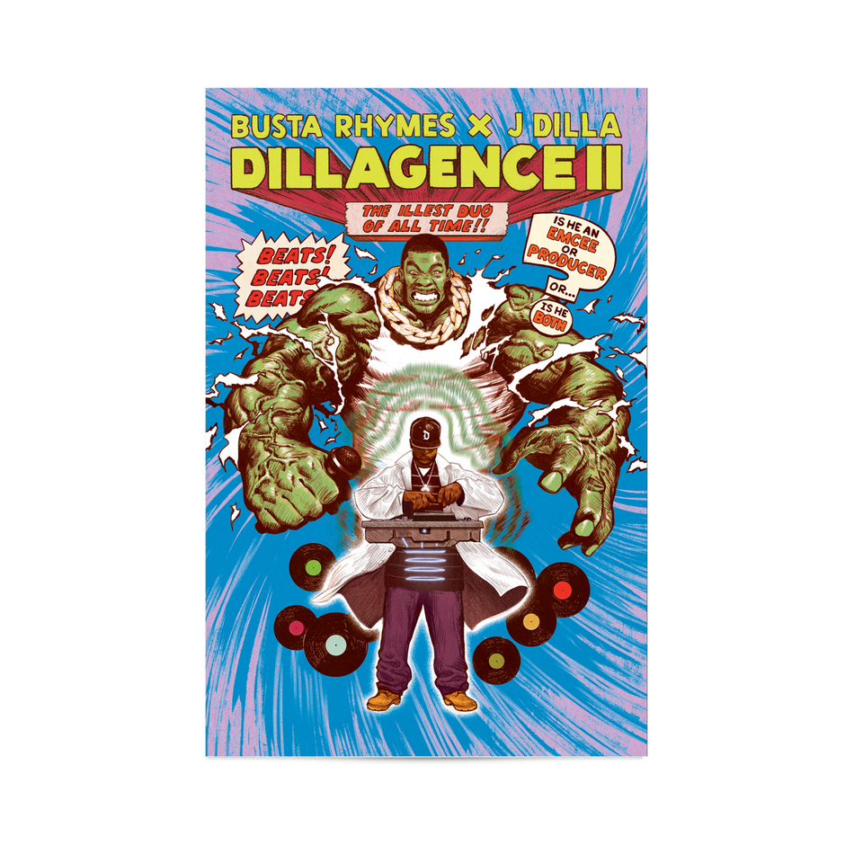 Busta Rhymes + J. Dilla - The Incredible Hulk #1 (Dillagence II Variant Cover)