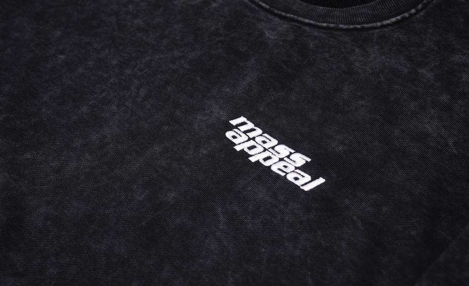 MA Mineral Washed Black Sweatshirt