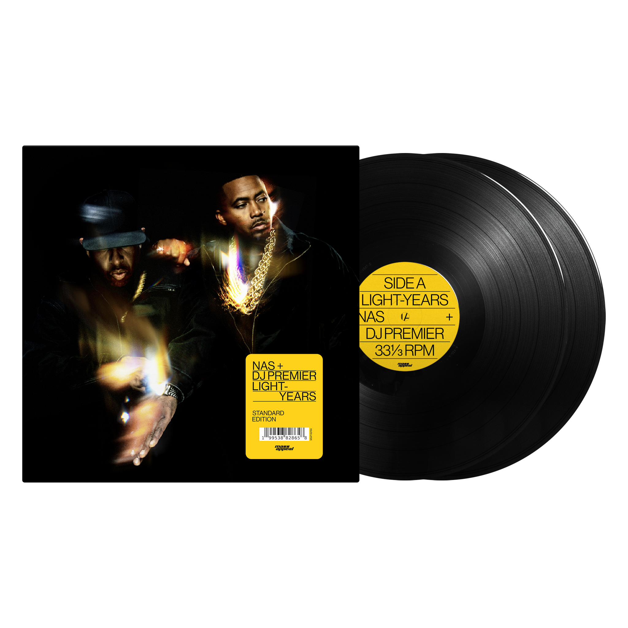 Nas & DJ Premier / Light-Years 2LP イエロー Nas & DJ Premier - Light-Years - 2xLP Vinyl – Mass Appeal