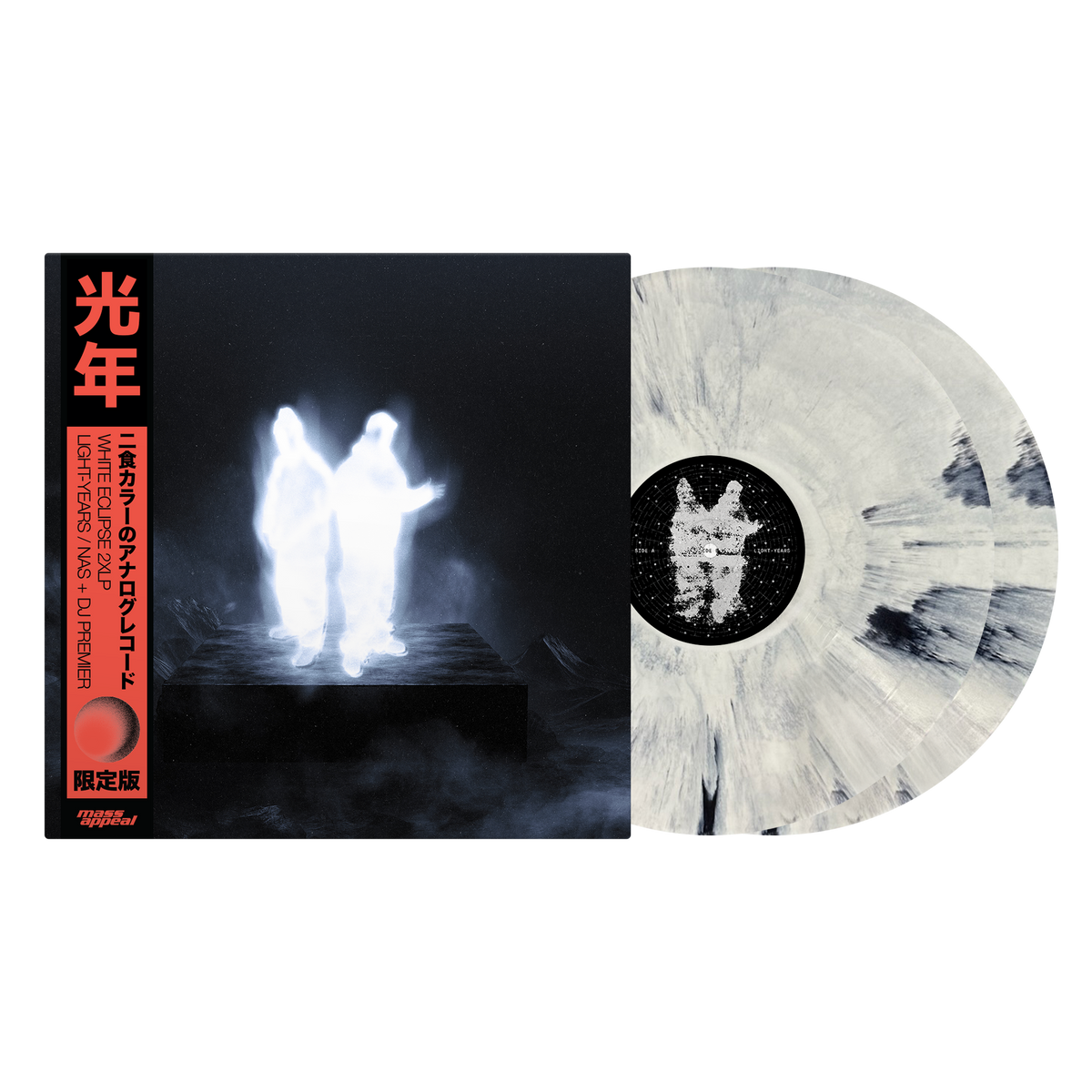 Nas & DJ Premier - Light-Years - White Eclipse Variant - 2xLP Nas & DJ Premier - Light-Years - White Eclipse Variant - 2xLP