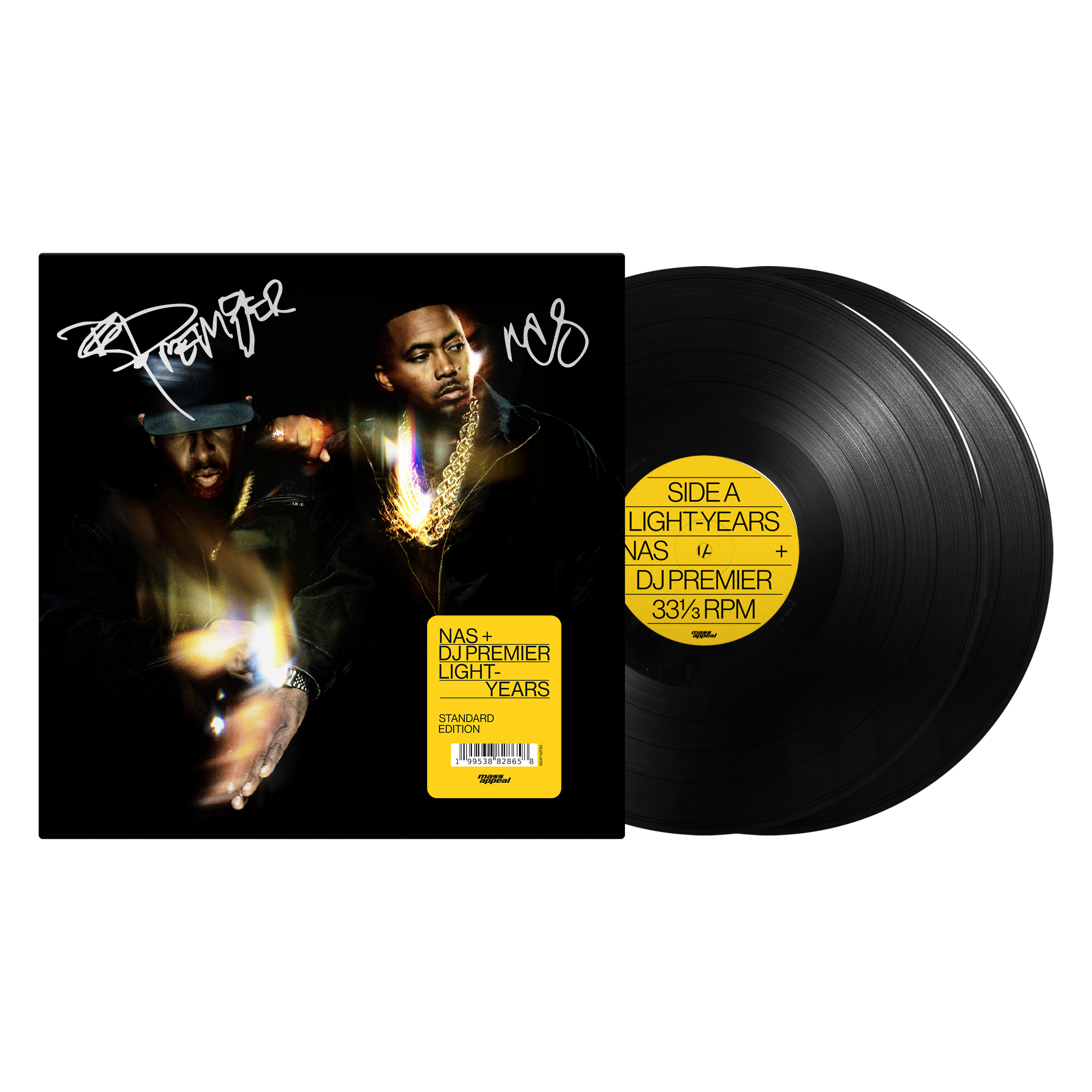 NAS + DJ PREMIER LIGHT YEARS レコード Nas & DJ Premier - Light-Years - 2xLP - Limited Signed Standard