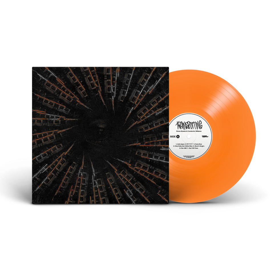 Rome Streetz & Conductor Williams "Trainspotting" Orange Vinyl LP