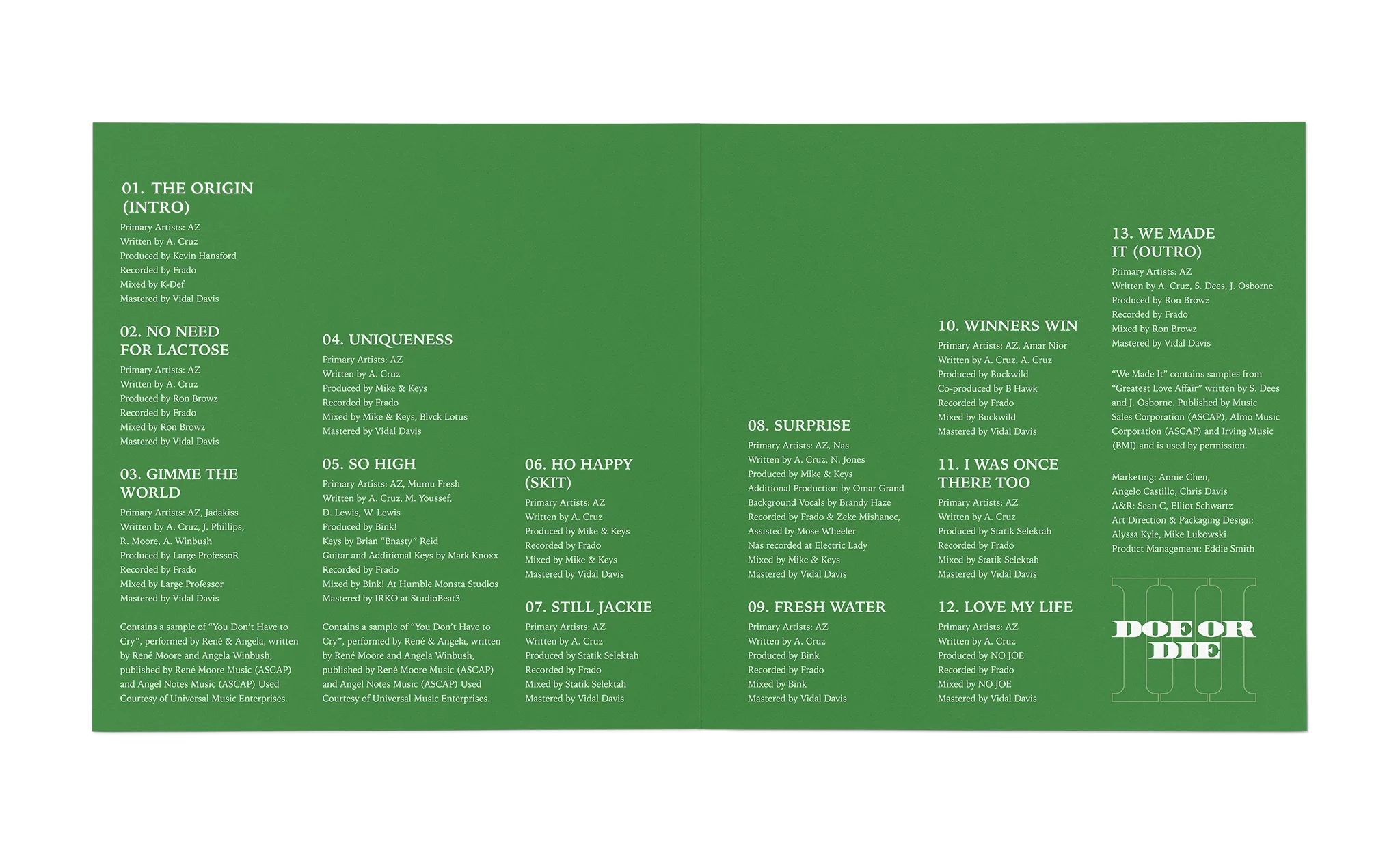 AZ - Doe Or Die III - CD – Mass Appeal
